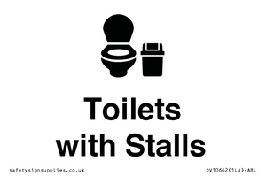 Toilets: Stalls with Sanitary Bin
